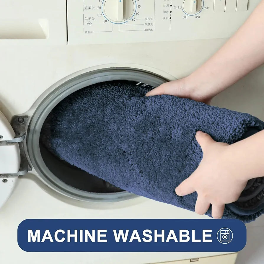 Luxe Home Runner 2500 GSM Microfiber Anti Skid Slip Water Absorbent Machine Washable and Quick Dry Newman Rugs for Bathroom, Kitchen, Bedroom